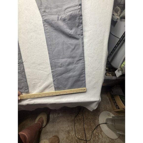 VTG Levis Silvertab Pants Mens 33x29.5 Gray Baggy Skater 90s Adjust Knee Pockets - Picture 8 of 8